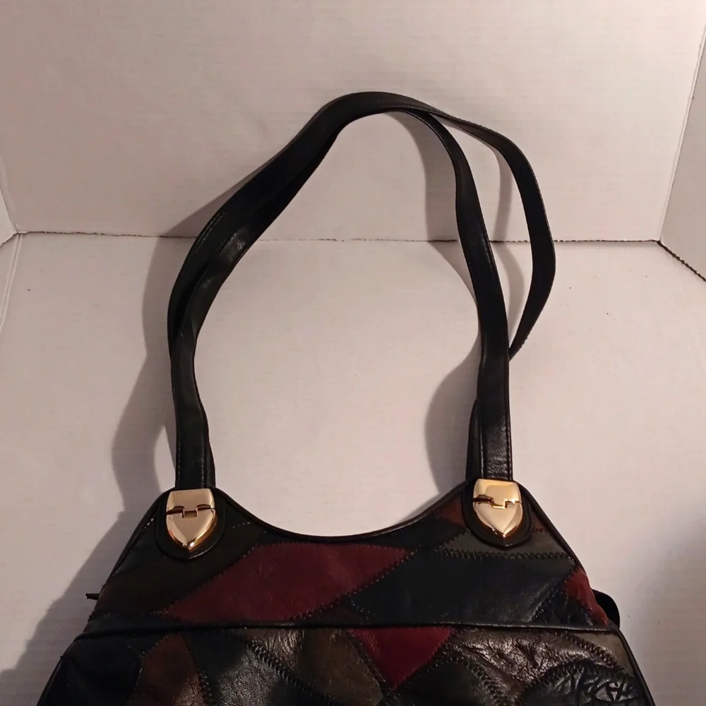 Leather Patchwork Purse